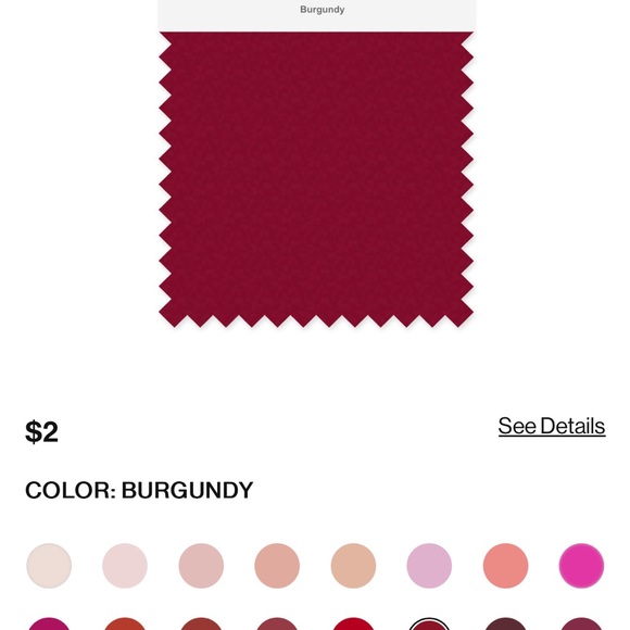 Azazie V-neck Pleated Chiffon Maxi Dress in Burgundy - Picture 6 of 6